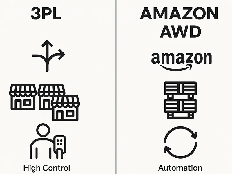 3PL vs. Amazon AWD: 2025 E-commerce Seller Guide
