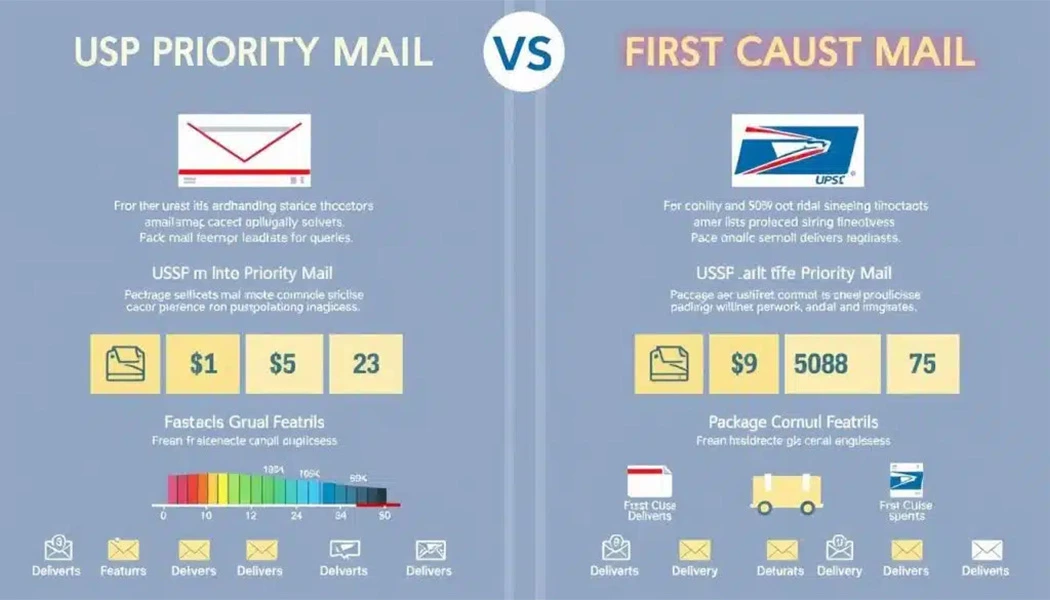 USPS First Class vs. Priority Mail: A Complete Breakdown