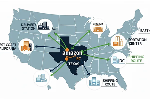 Amazon FBA Warehouses in Texas: Full List, Locations & Seller Guide