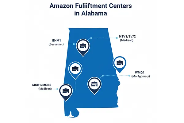 Amazon Warehouse Locations in Alabama: A Complete FBA Guide
