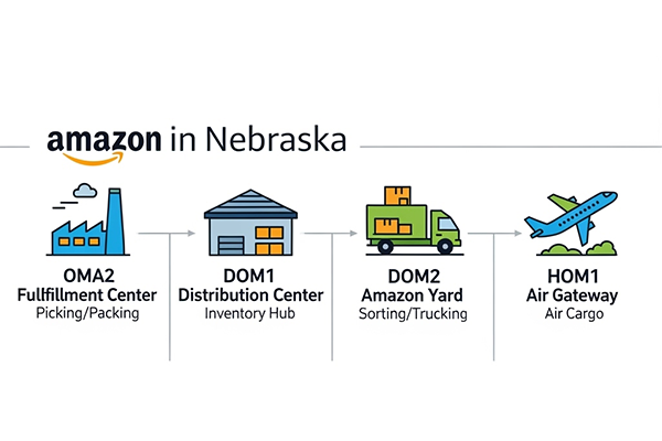 Amazon Warehouse Locations in Nebraska: Complete FBA Guide
