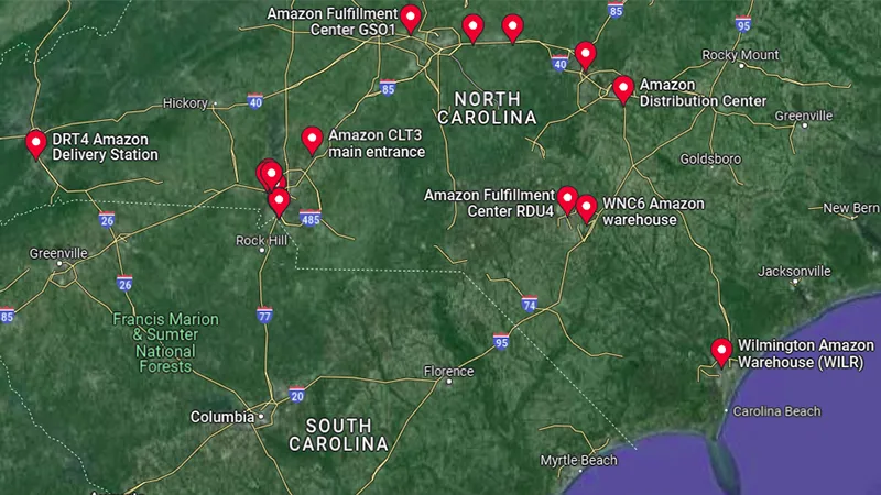 Amazon Warehouses in North Carolina: Full Guide for FBA Sellers