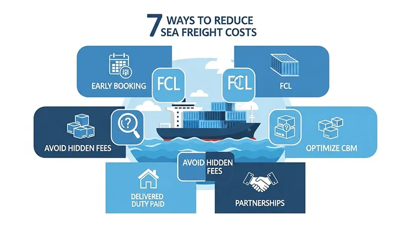 How to Reduce Sea Freight Costs from China to USA
