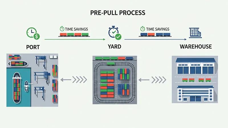 What Is Pre-Pull Trucking? Meaning, Fees & Benefits