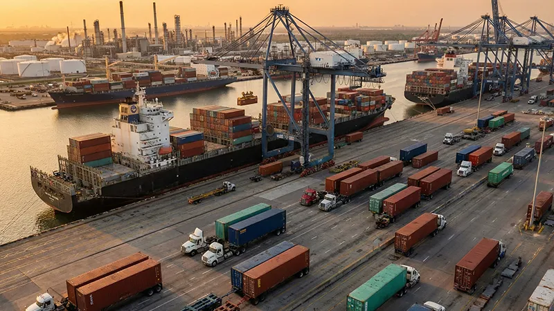 Shipping from China to Houston, Mobile & Savannah