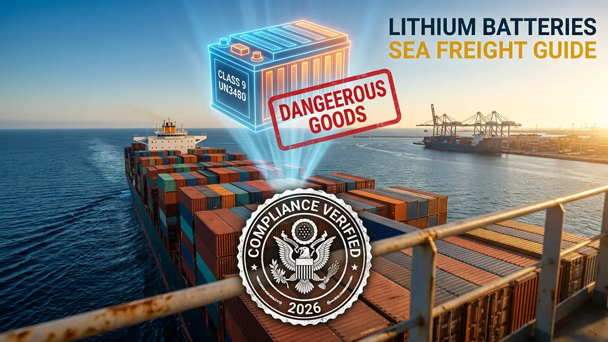Shipping Lithium Batteries by Sea Freight from China to USA