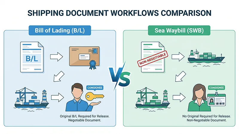 Sea Waybill vs Bill of Lading: What FBA Sellers Need to Know