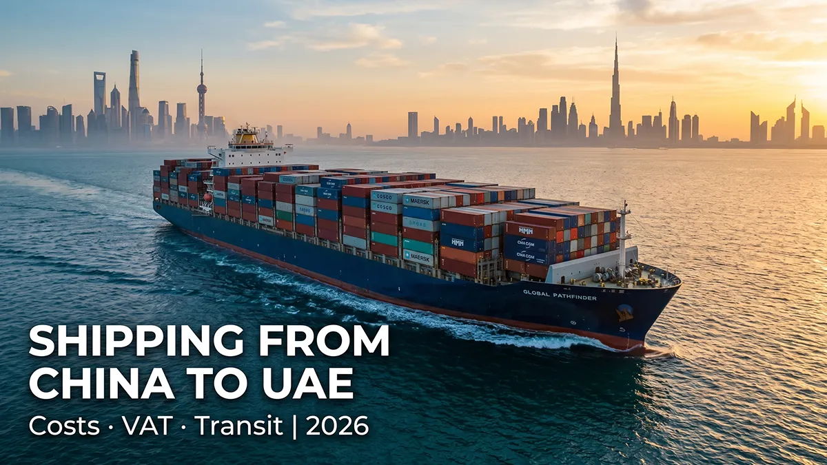 Shipping from China to UAE: Costs, VAT & Transit (June 2026)